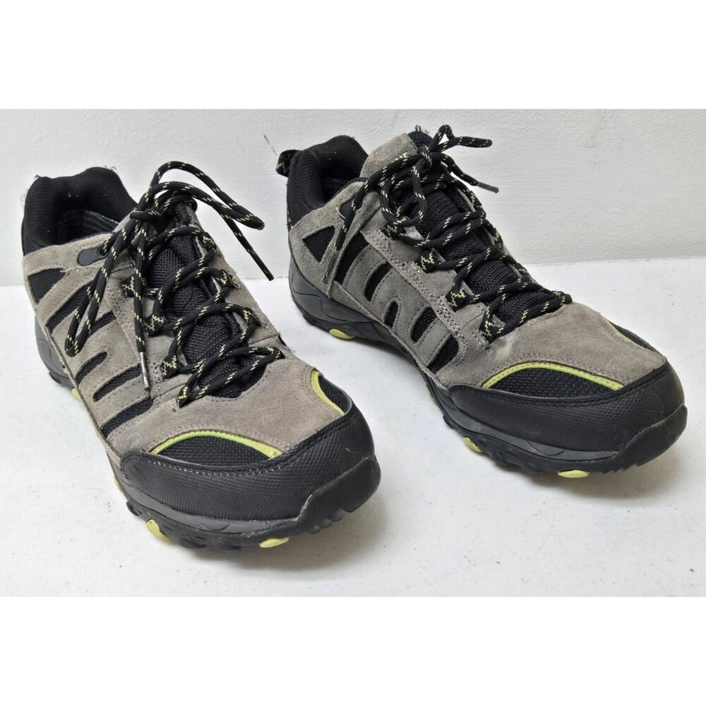 Wolverine Mens Grayling Waterproof Hiker Boot Grey/Lime/Black Sz 10.5m VGC